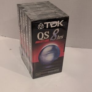 TDK VHS Tapes 8 Hours